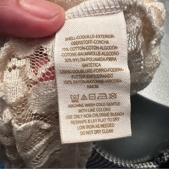 Free People Womens Miles Of Lace Shift Dress, Off-White, - Picture 7 of 8